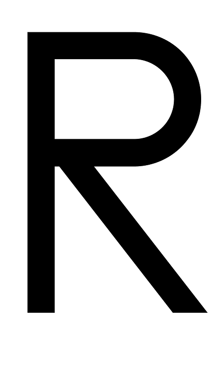 R icon. Free download transparent .PNG | Creazilla