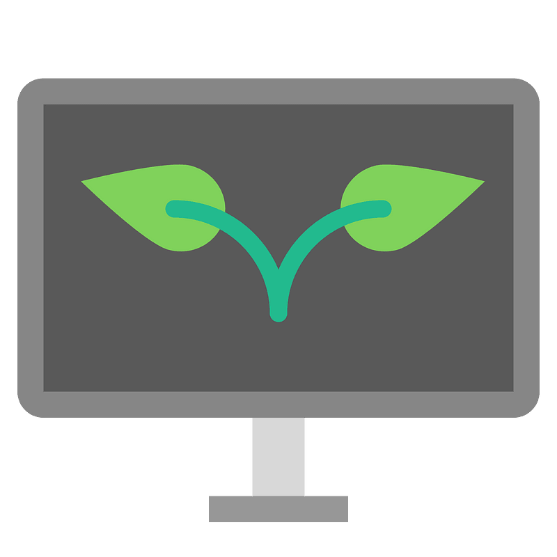 Monitor icon. Free download transparent .PNG Creazilla