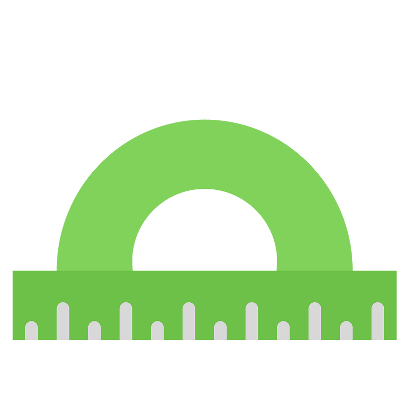 Protractor icon. Free download transparent .PNG Creazilla