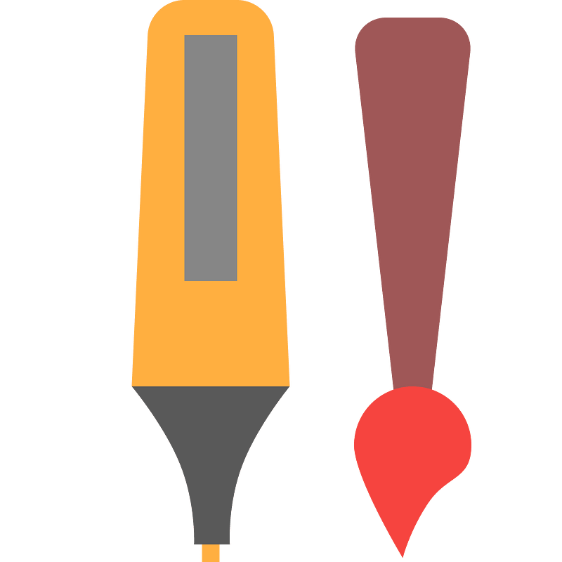 Brush pencil icon. Free download transparent .PNG Creazilla