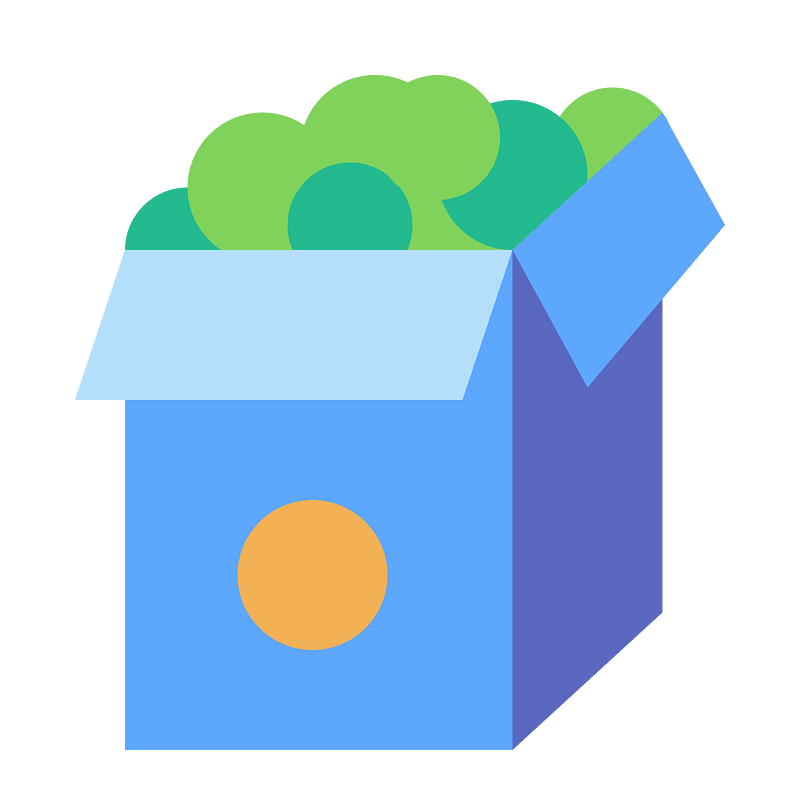 Blue box icon. Free download transparent .PNG Creazilla