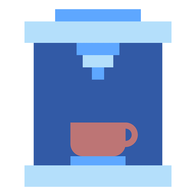 Coffee machine icon. Free download transparent .PNG Creazilla