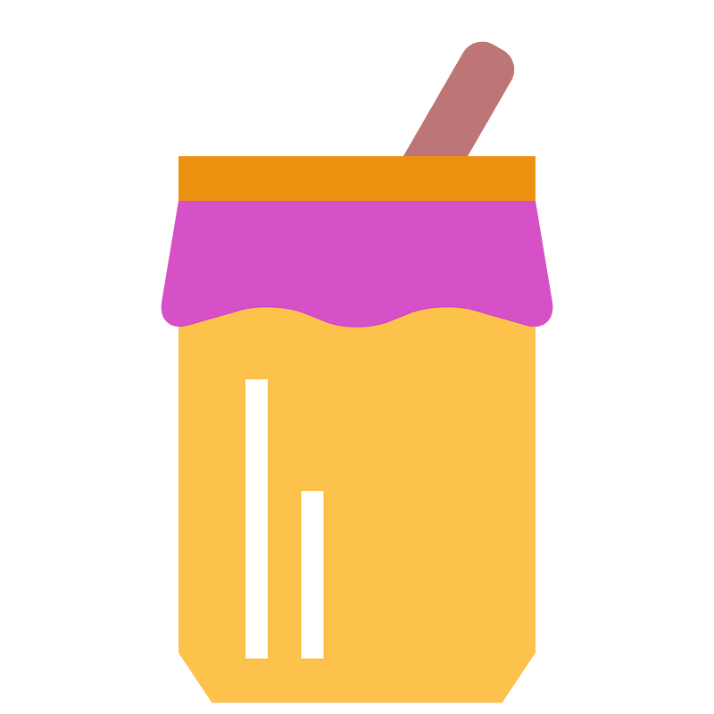 Honey jar icon. Free download transparent .PNG Creazilla