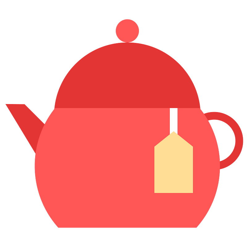 Red kettle icon. Free download transparent .PNG Creazilla