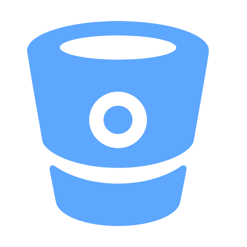 Bit bucket icon. Free download transparent .PNG | Creazilla