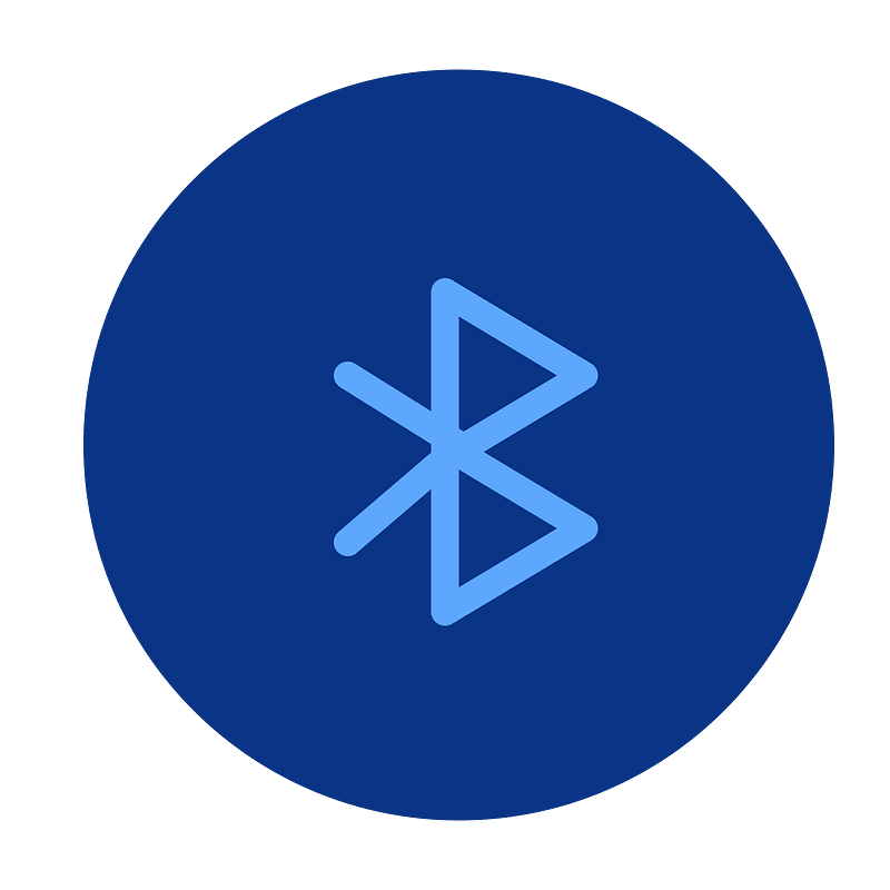 Bluetooth circle icon. Free download transparent .PNG Creazilla