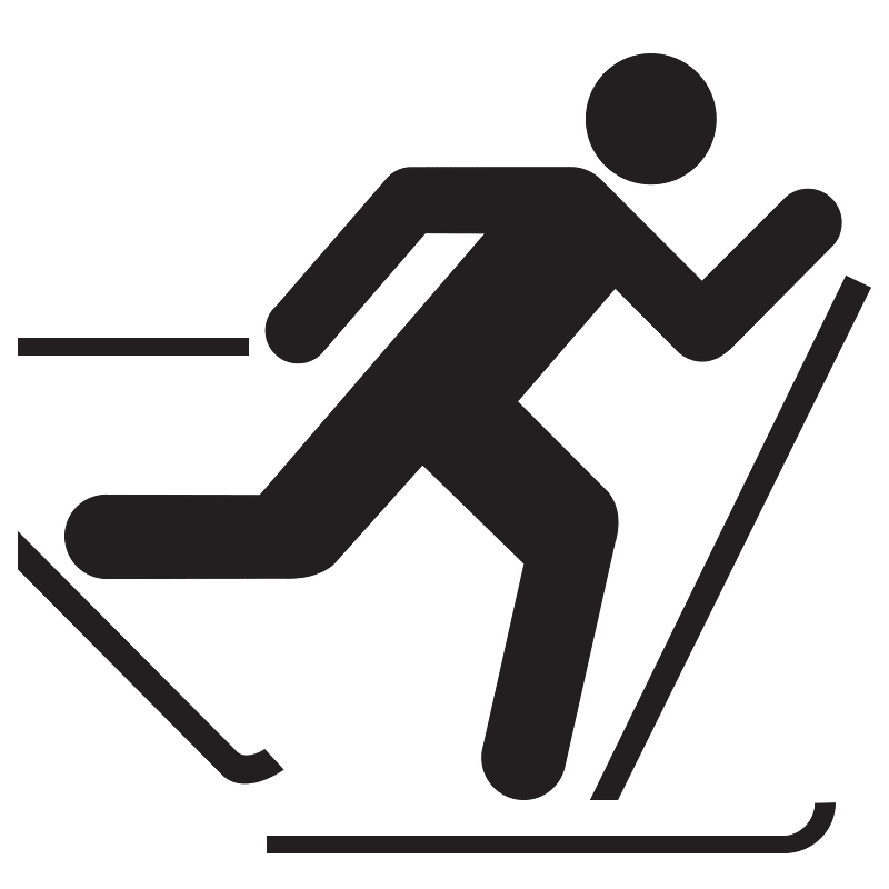 Crosscountryskiing icon. Free download transparent .PNG Creazilla