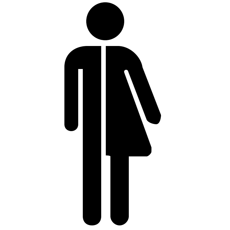 Unisex icon. Free download transparent .PNG Creazilla