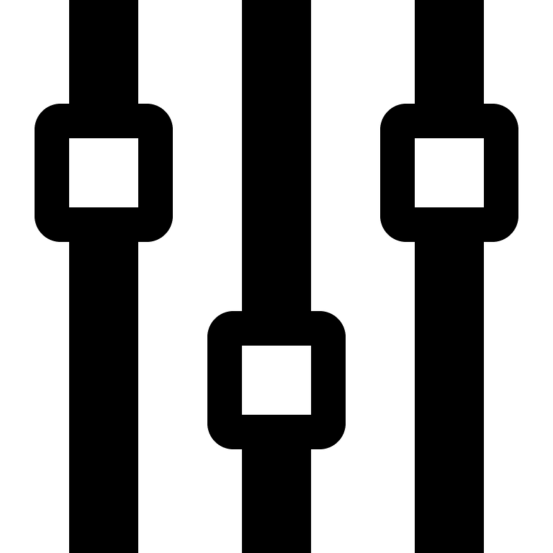 Equalizerv icon. Free download transparent .PNG Creazilla