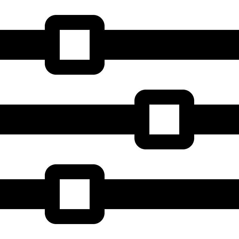 Equalizer icon. Free download transparent .PNG Creazilla