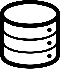 Database icon. Free download transparent .PNG | Creazilla