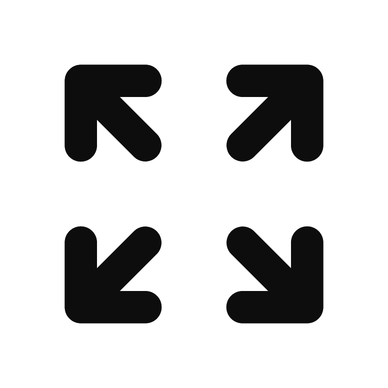 Expand icon. Free download transparent .PNG | Creazilla
