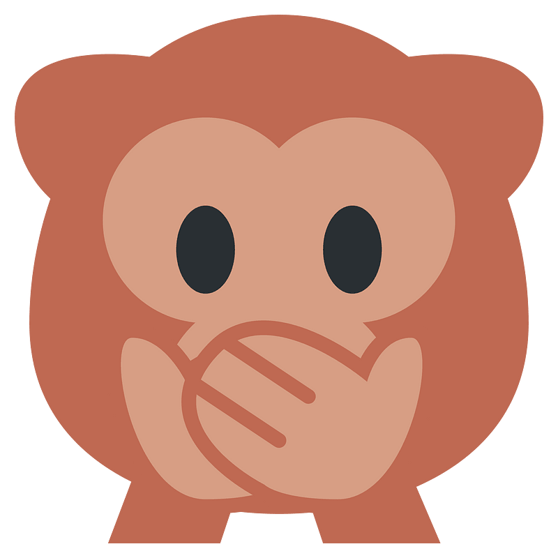 Twemoji 1f64a icon. Free download transparent .PNG Creazilla
