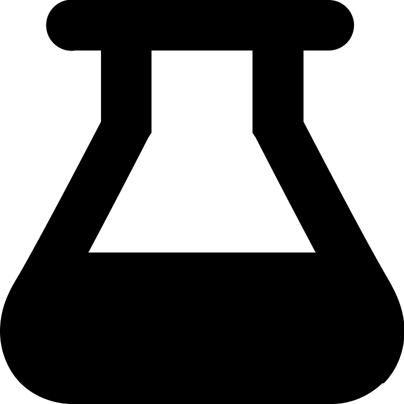 Beaker icon. Free download transparent .PNG Creazilla