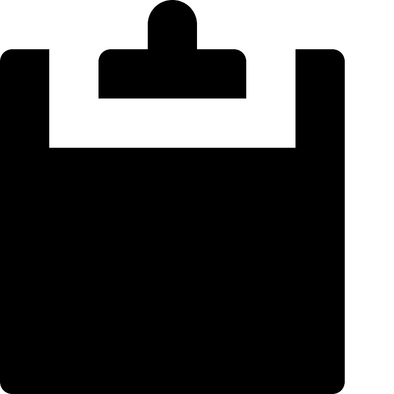 Clipboard icon. Free download transparent .PNG Creazilla