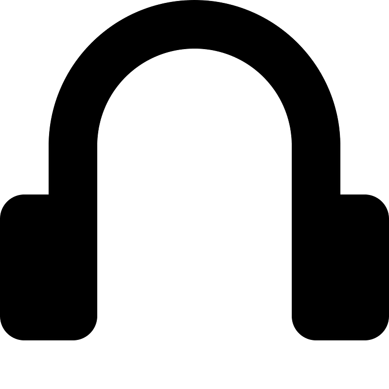 Headphones icon. Free download transparent .PNG Creazilla