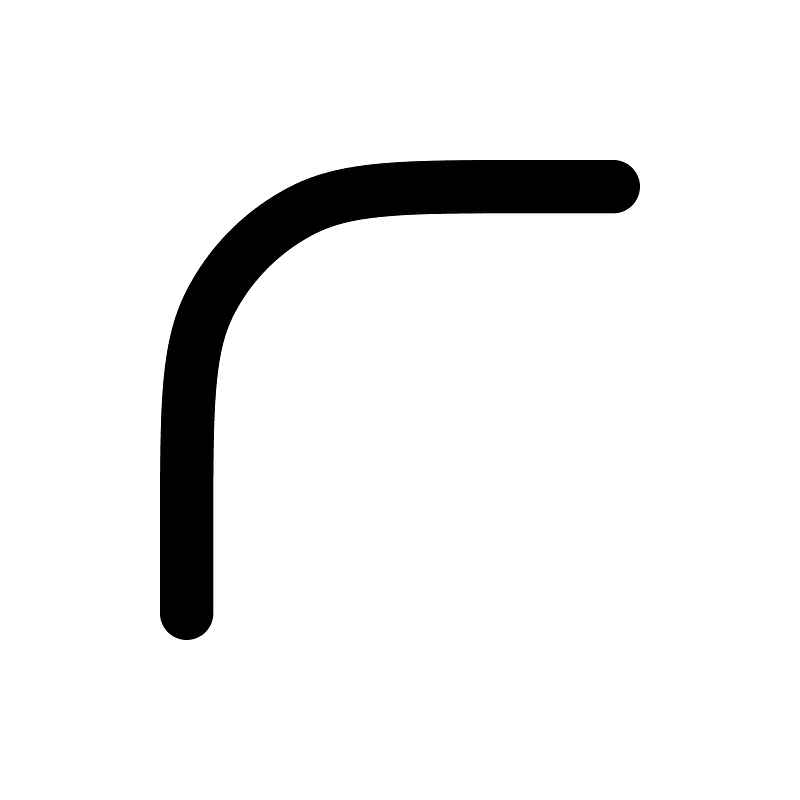 Cornertopleft icon. Free download transparent .PNG Creazilla