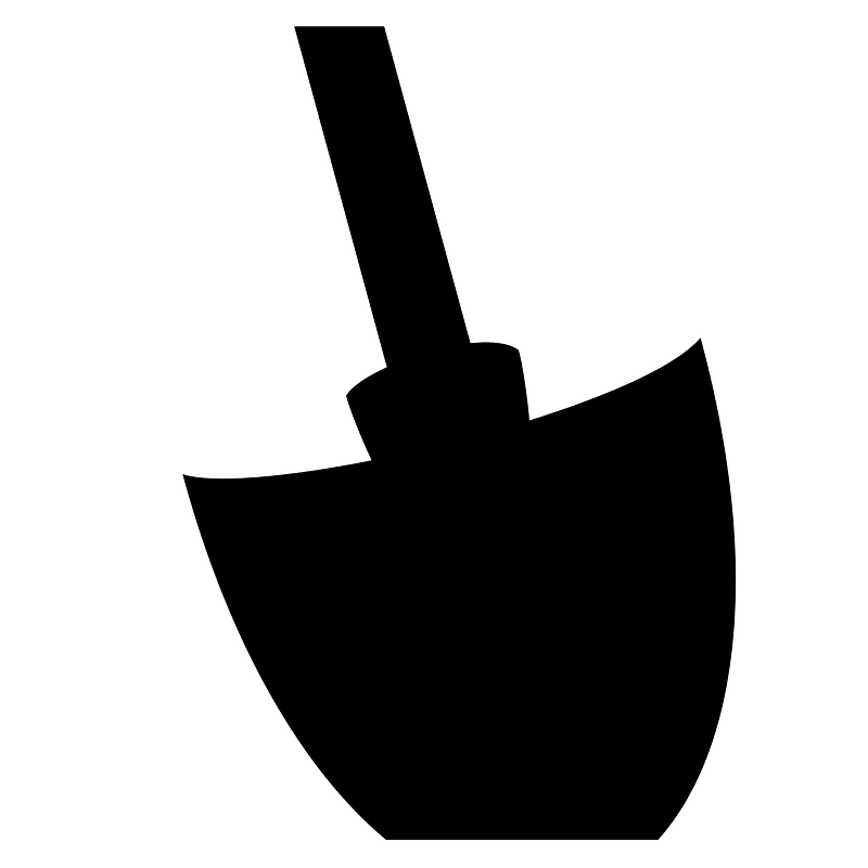 Shovel icon. Free download transparent .PNG Creazilla