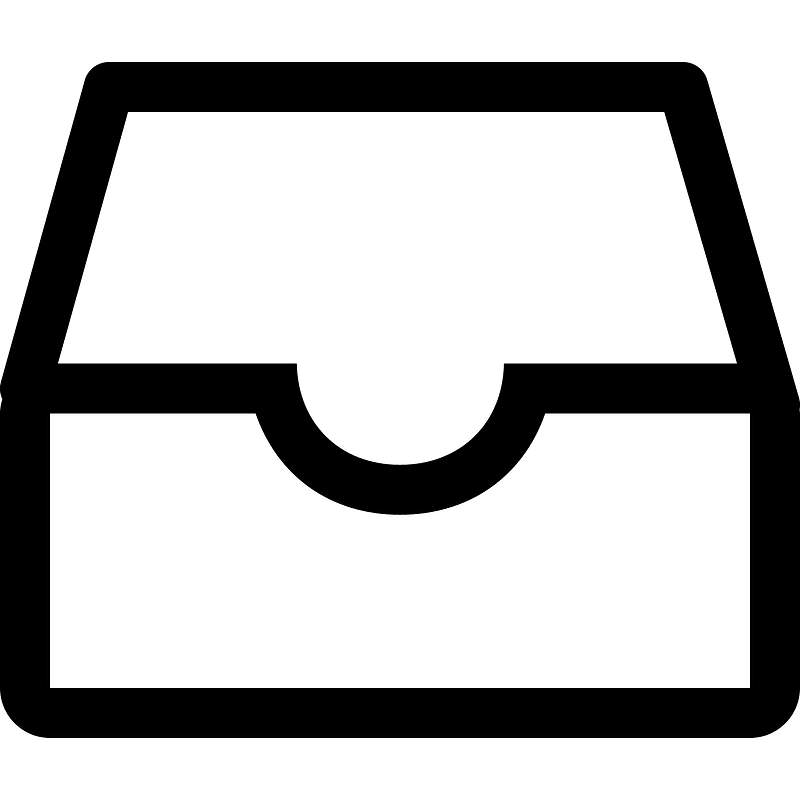 Drawer icon. Free download transparent .PNG Creazilla