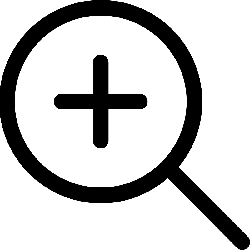 Magnifieradd icon. Free download transparent .PNG Creazilla