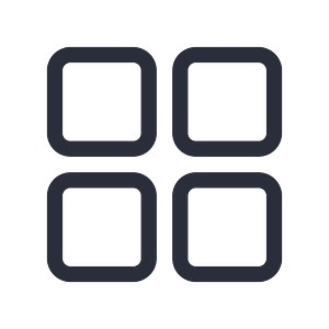 Grid icon. Free download transparent .PNG | Creazilla