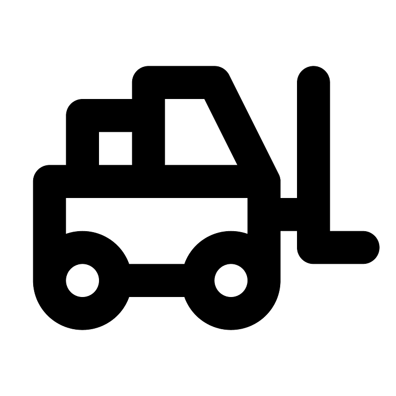 Forklift icon. Free download transparent .PNG Creazilla