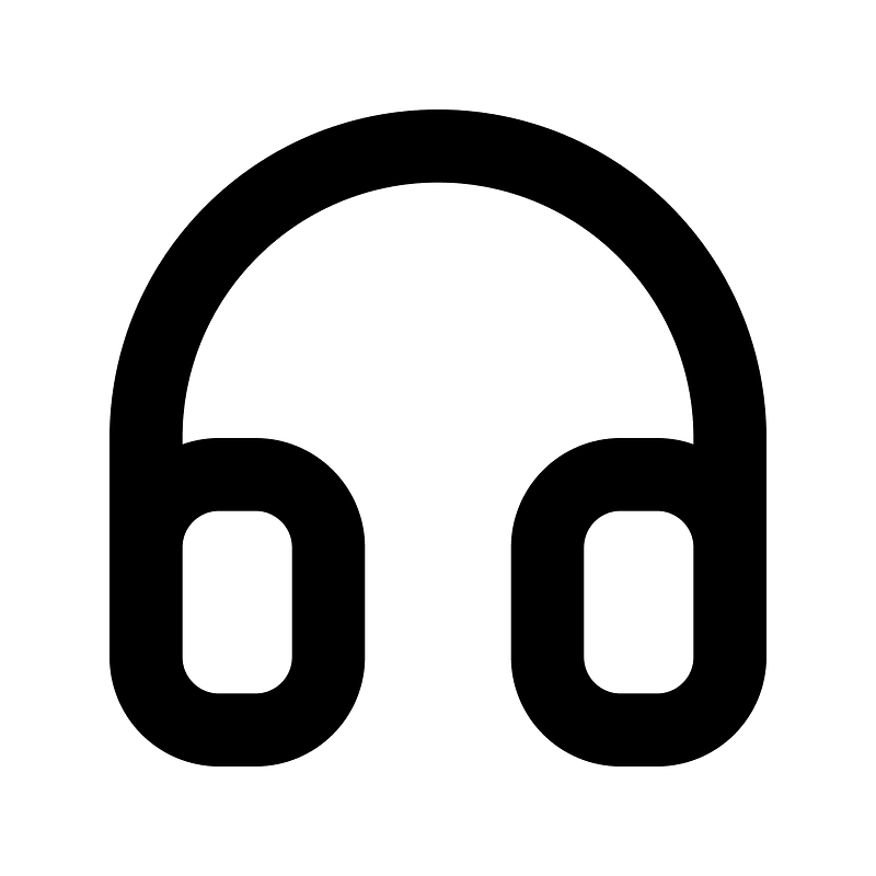 Headphones icon. Free download transparent .PNG Creazilla