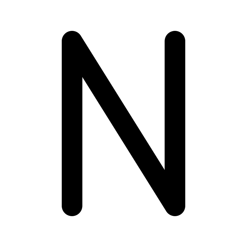 Letter-n icon. Free download transparent .PNG | Creazilla