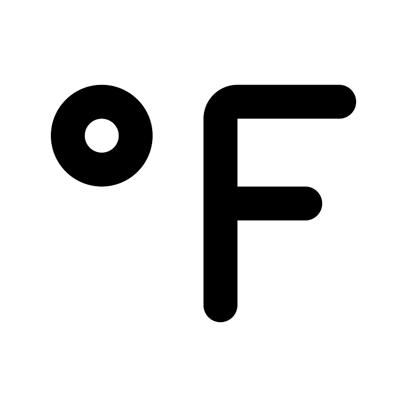 Temperaturefahrenheit icon. Free download transparent .PNG Creazilla