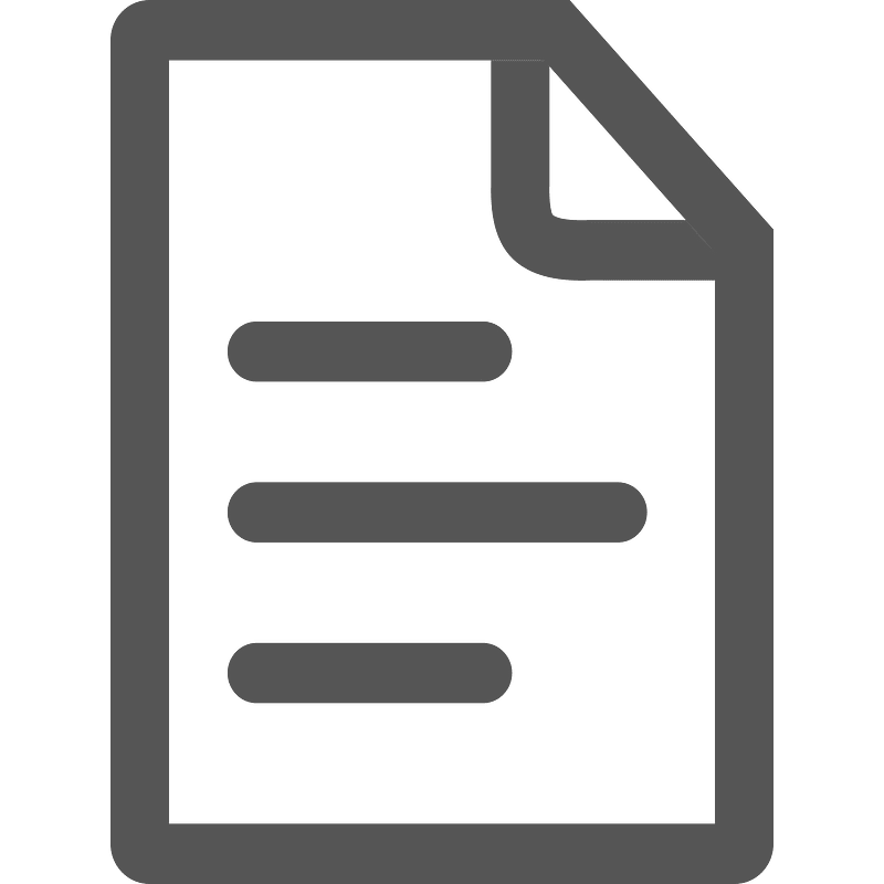 File-text icon. Free download transparent .PNG | Creazilla