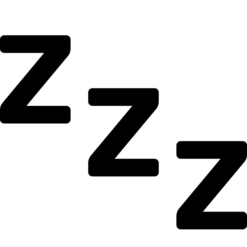 White sleep zzz icon. Free download transparent .PNG Creazilla