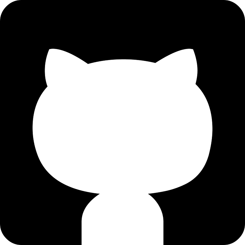 Square github icon. Free download transparent .PNG | Creazilla