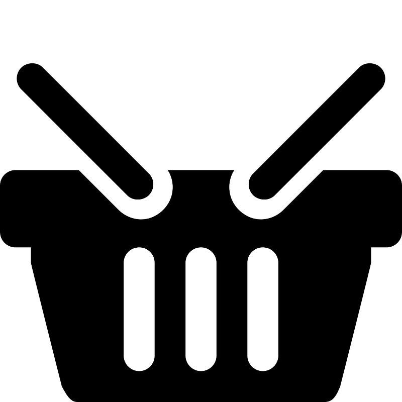 Shopping Basket icon. Free download transparent .PNG Creazilla