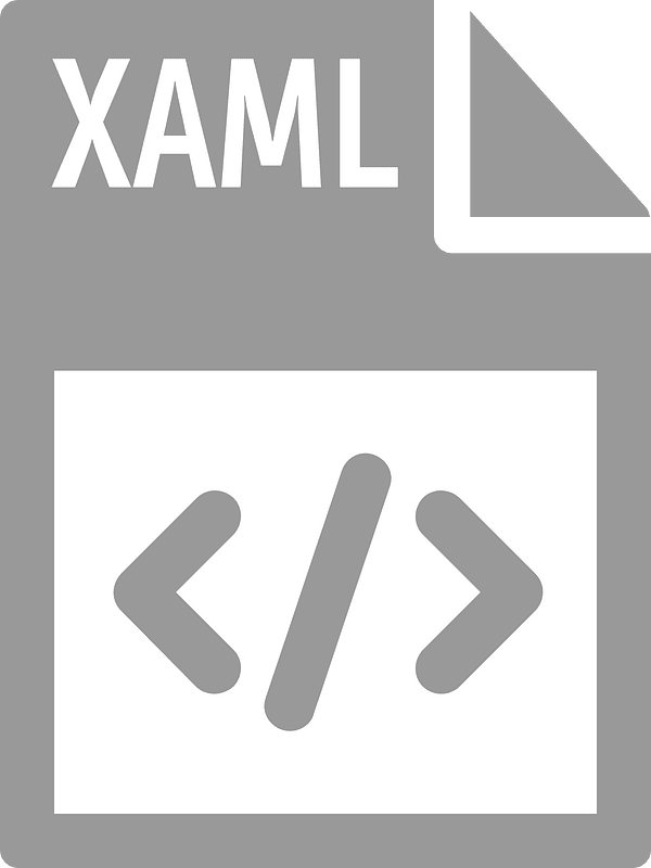 Xaml icon. Free download transparent .PNG | Creazilla