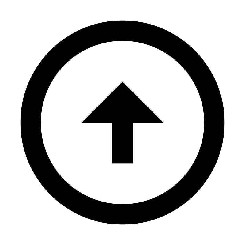 Arrow circle up icon. Free download transparent .PNG Creazilla