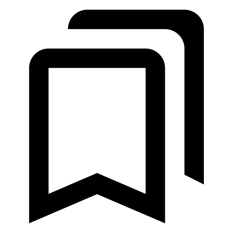 Bookmarks icon. Free download transparent .PNG Creazilla