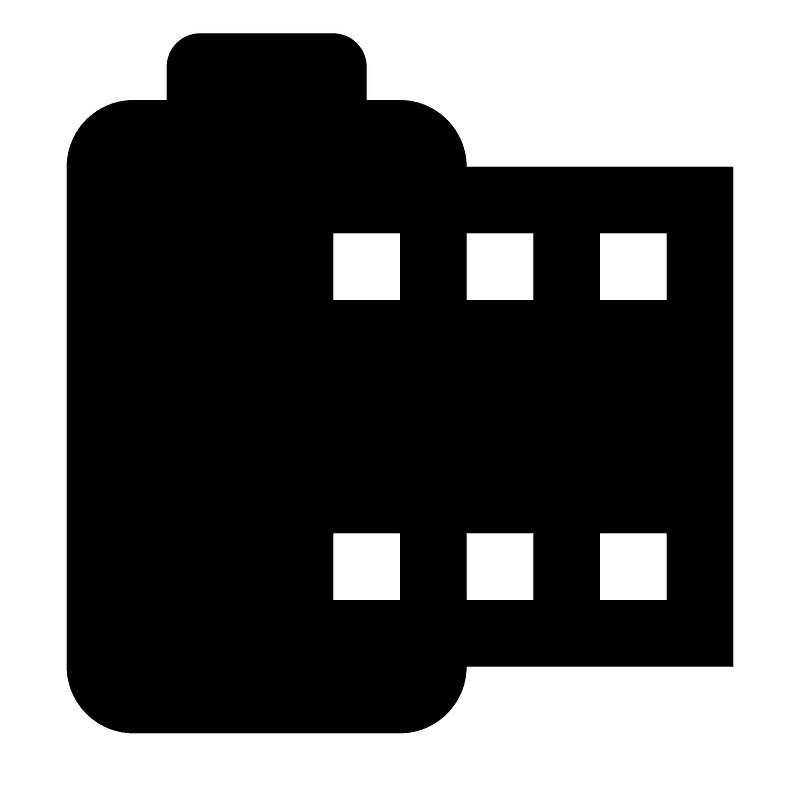 Camera roll icon. Free download transparent .PNG Creazilla