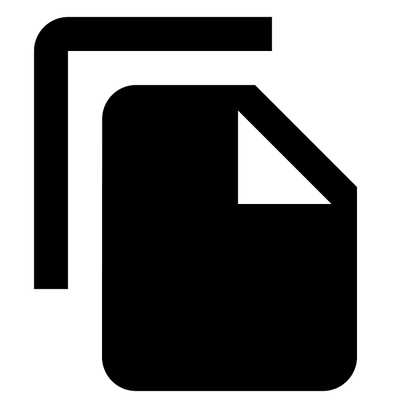 File copy icon. Free download transparent .PNG | Creazilla