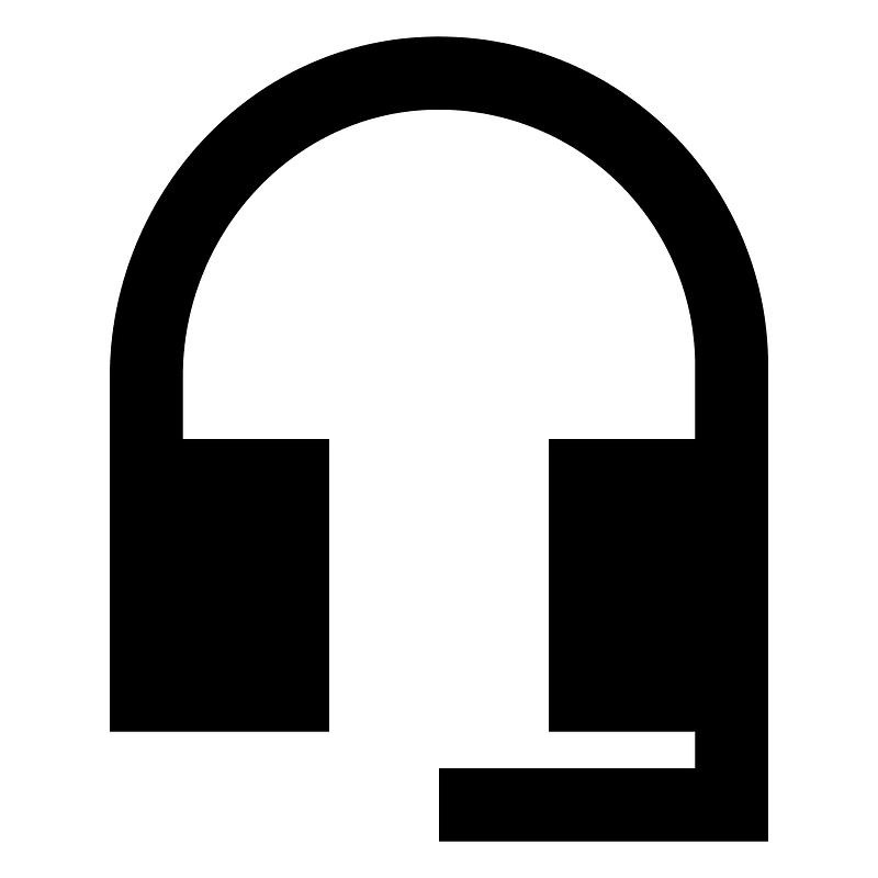 Headset mic icon. Free download transparent .PNG Creazilla