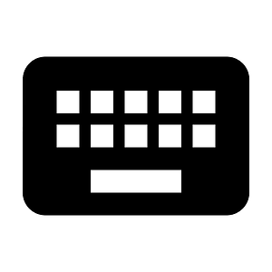 Keyboard icon. Free download transparent .PNG | Creazilla