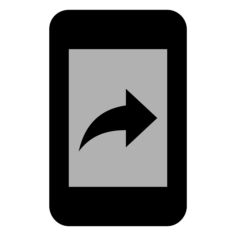 Mobile screen share icon. Free download transparent .PNG Creazilla