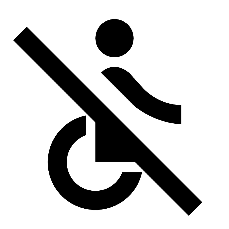 Not accessible icon. Free download transparent .PNG Creazilla