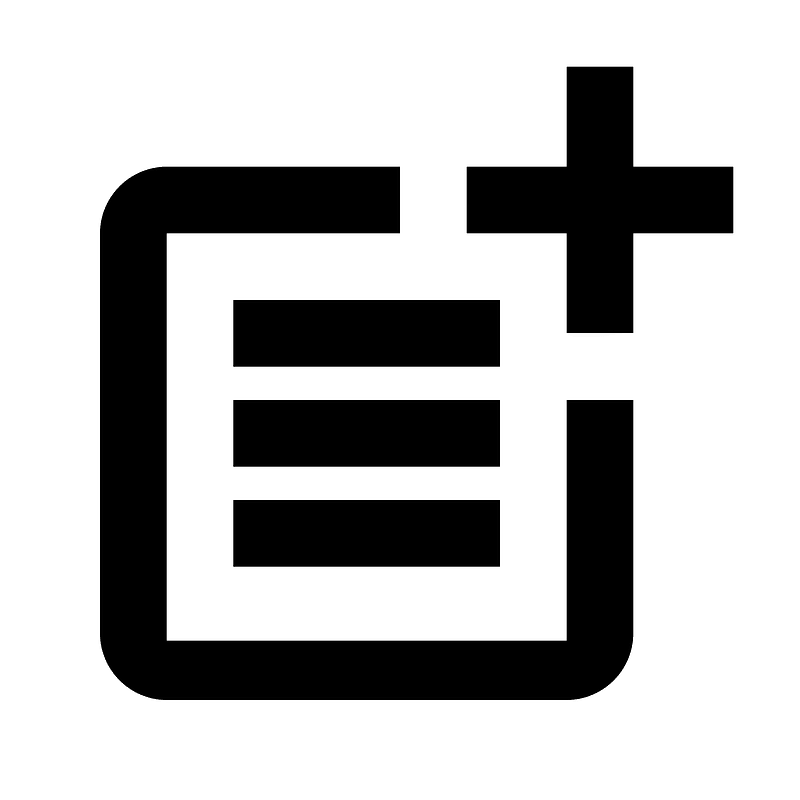 Post add icon. Free download transparent .PNG Creazilla