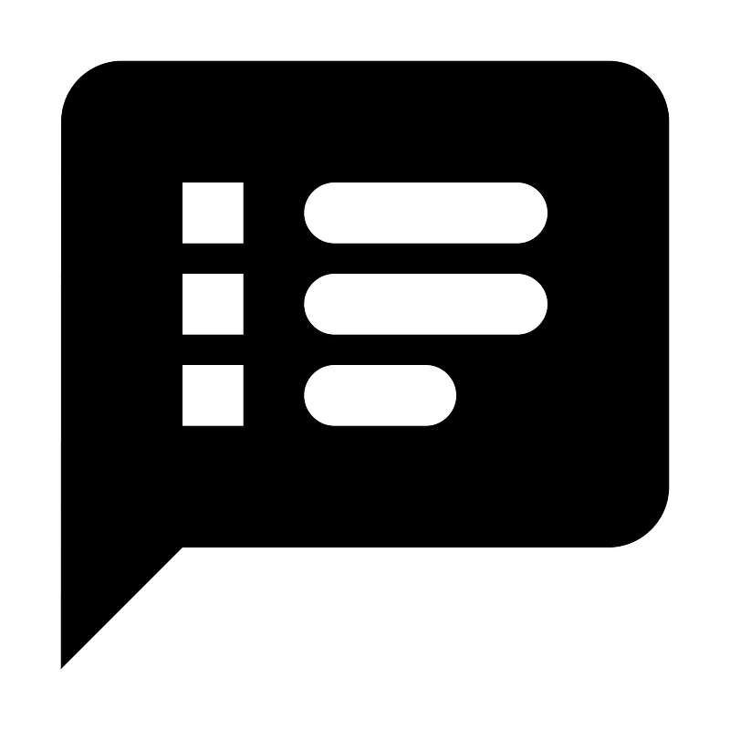 Speaker notes icon. Free download transparent .PNG Creazilla