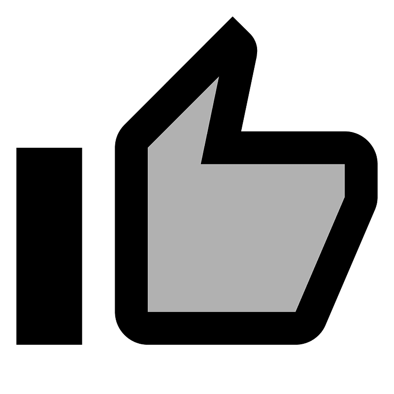 Thumb up alt icon. Free download transparent .PNG Creazilla