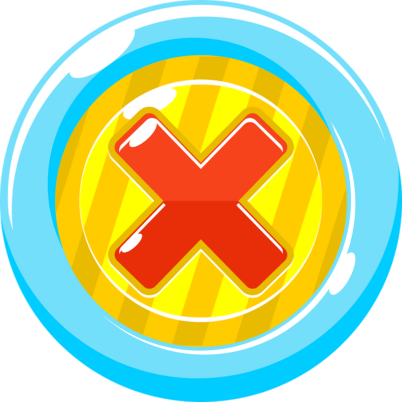 Round red cancel button icon. Free download transparent .PNG Creazilla