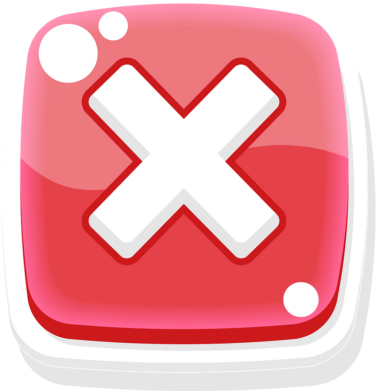 Rounded Red Cancel Button Icon Free Download Transparent PNG Creazilla