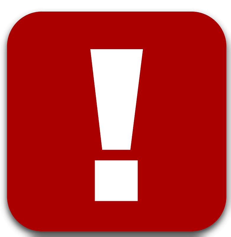Exclamation point icon. Free download transparent .PNG Creazilla