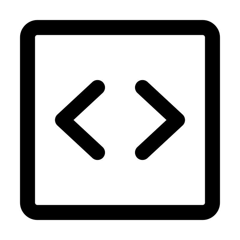 Code-square icon