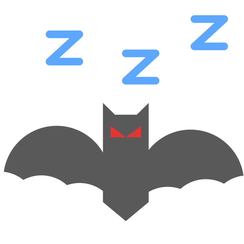 Bat sleep icon. Free download transparent .PNG Creazilla